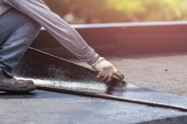 Professional Waterproofing technician working in South Whitley, IN
